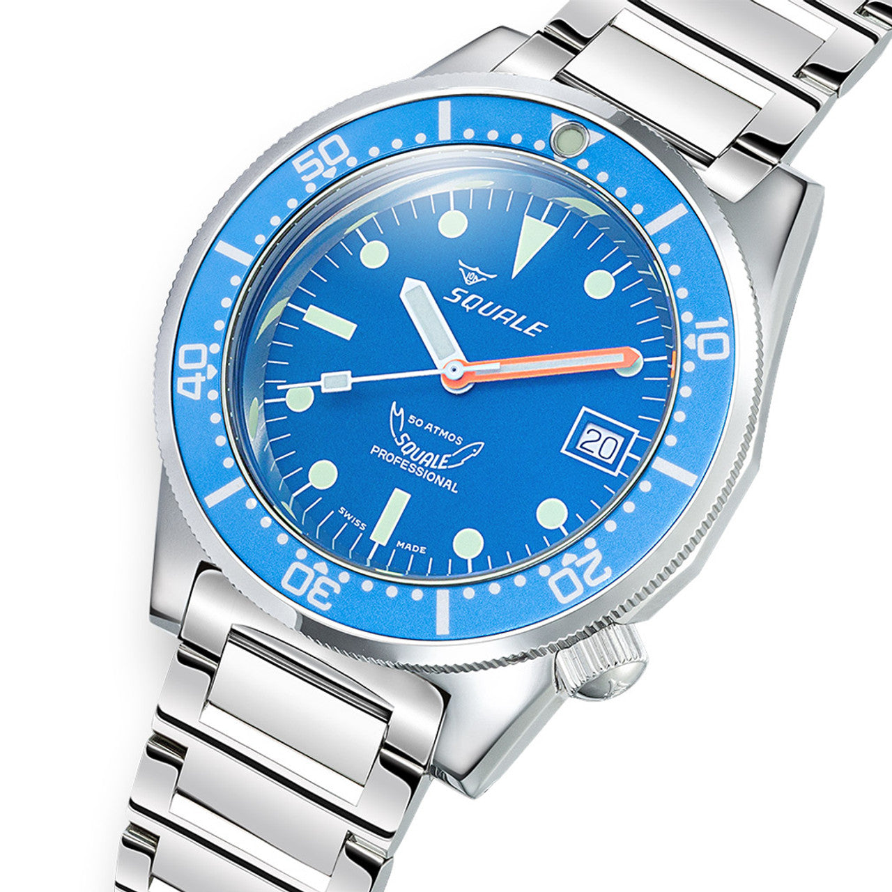 Squale 1521 Classic - Ocean - New style bracelet