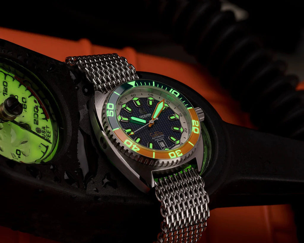 Ocean Crawler Core Diver V4 - Dark Blue and Orange