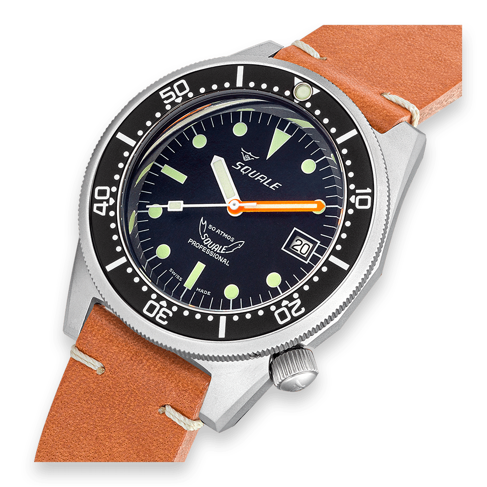 Squale 1521 Classic - Black Blasted