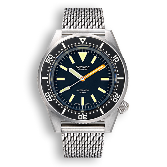 Squale 1521 Militare Blasted - Black