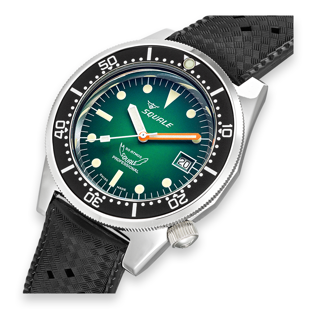 Squale 1521 Classic - Green Ray