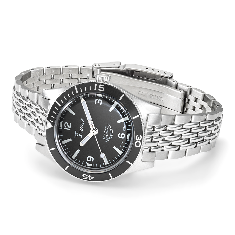 Squale Super-Squale Black Arabic Numerals