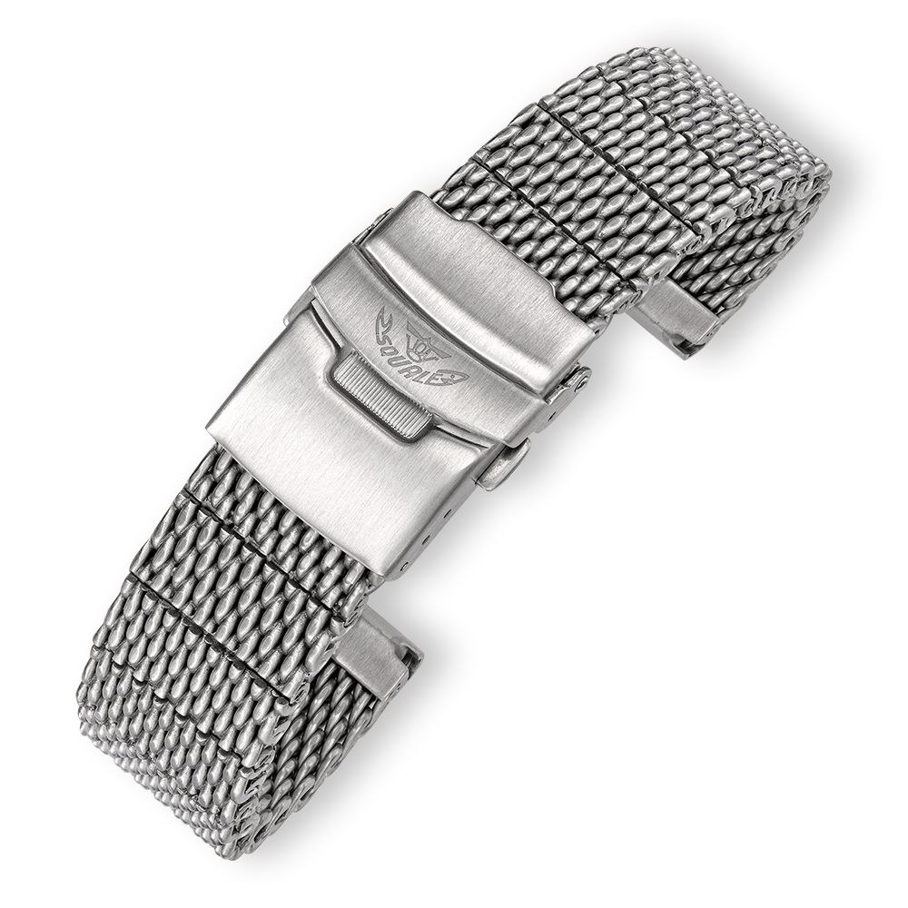 Squale Mesh Bracelet 20mm - Blasted