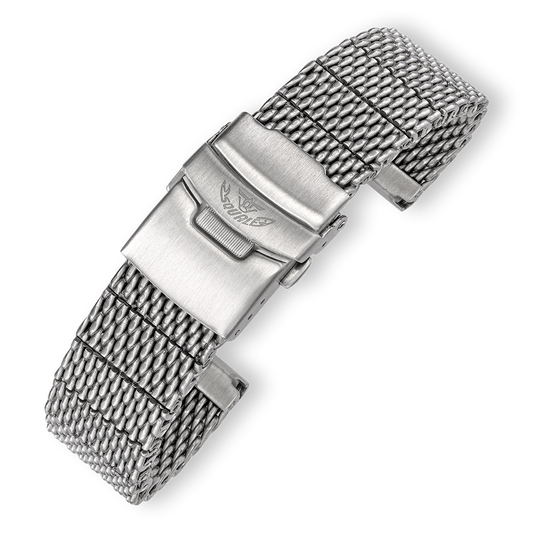 Squale Mesh Bracelet 20mm - Blasted