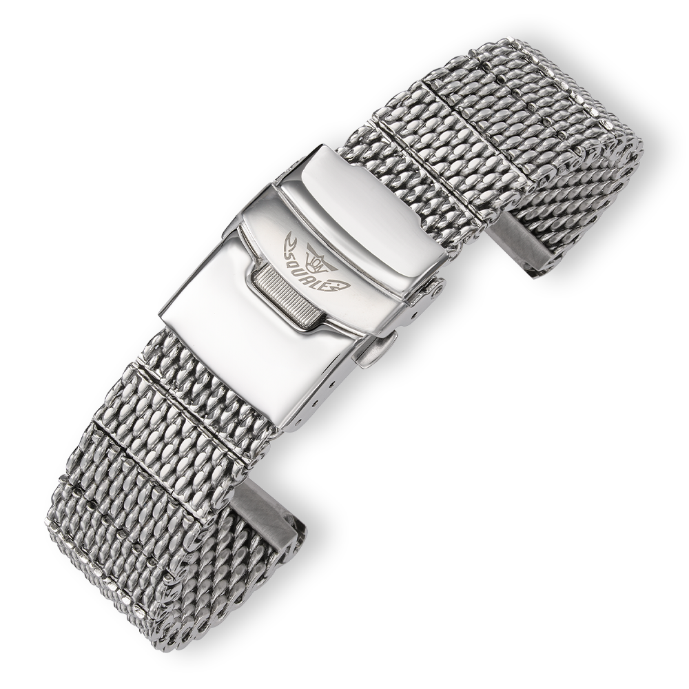 Squale Mesh Bracelet 20mm - Polished