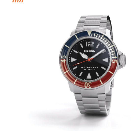 Hemel Hydrodurance / Red & Blue Bezel