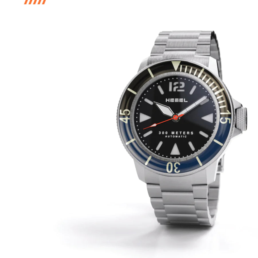 Hemel Hydrodurance / Black & Blue Bezel