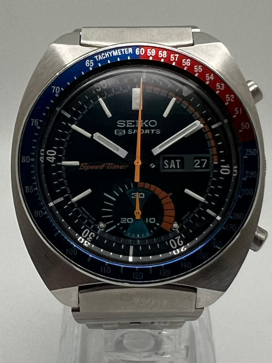 Seiko Blue "Pogue" Chronograph Vintage