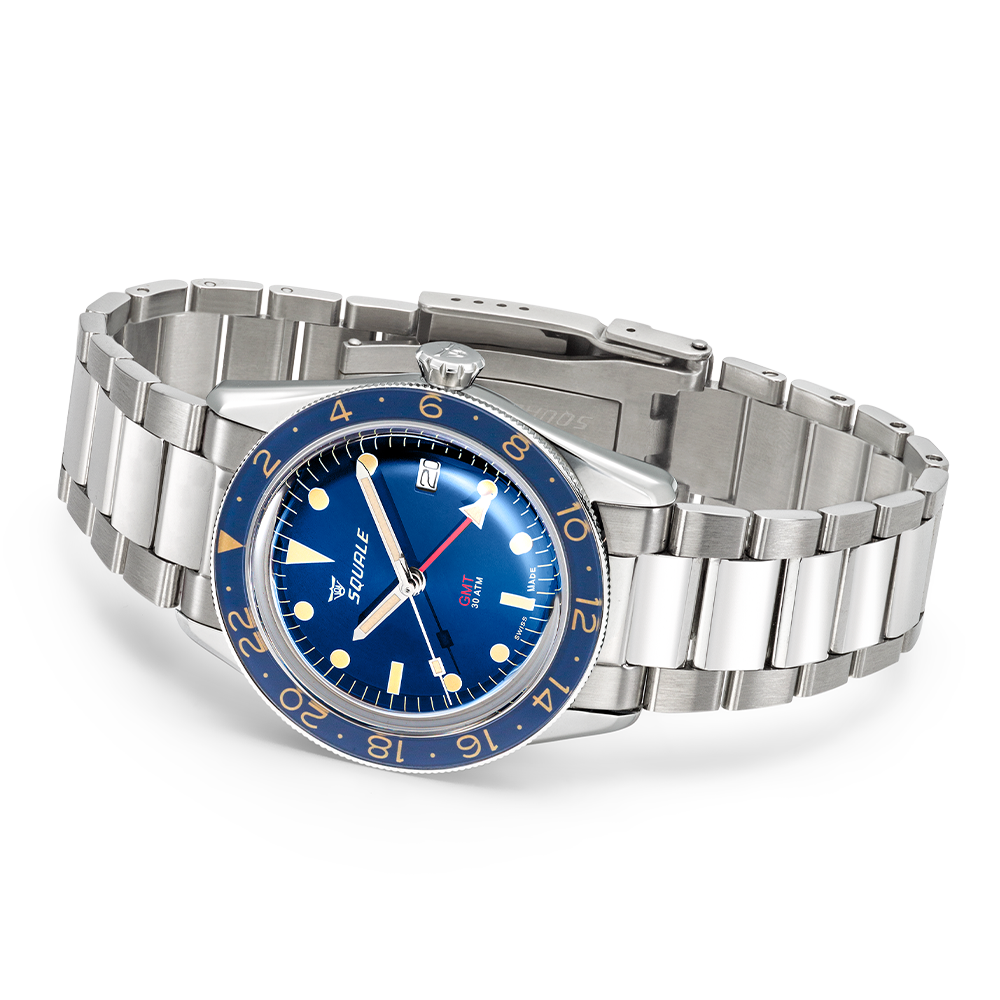 Squale Sub-39 GMT - Vintage Blue