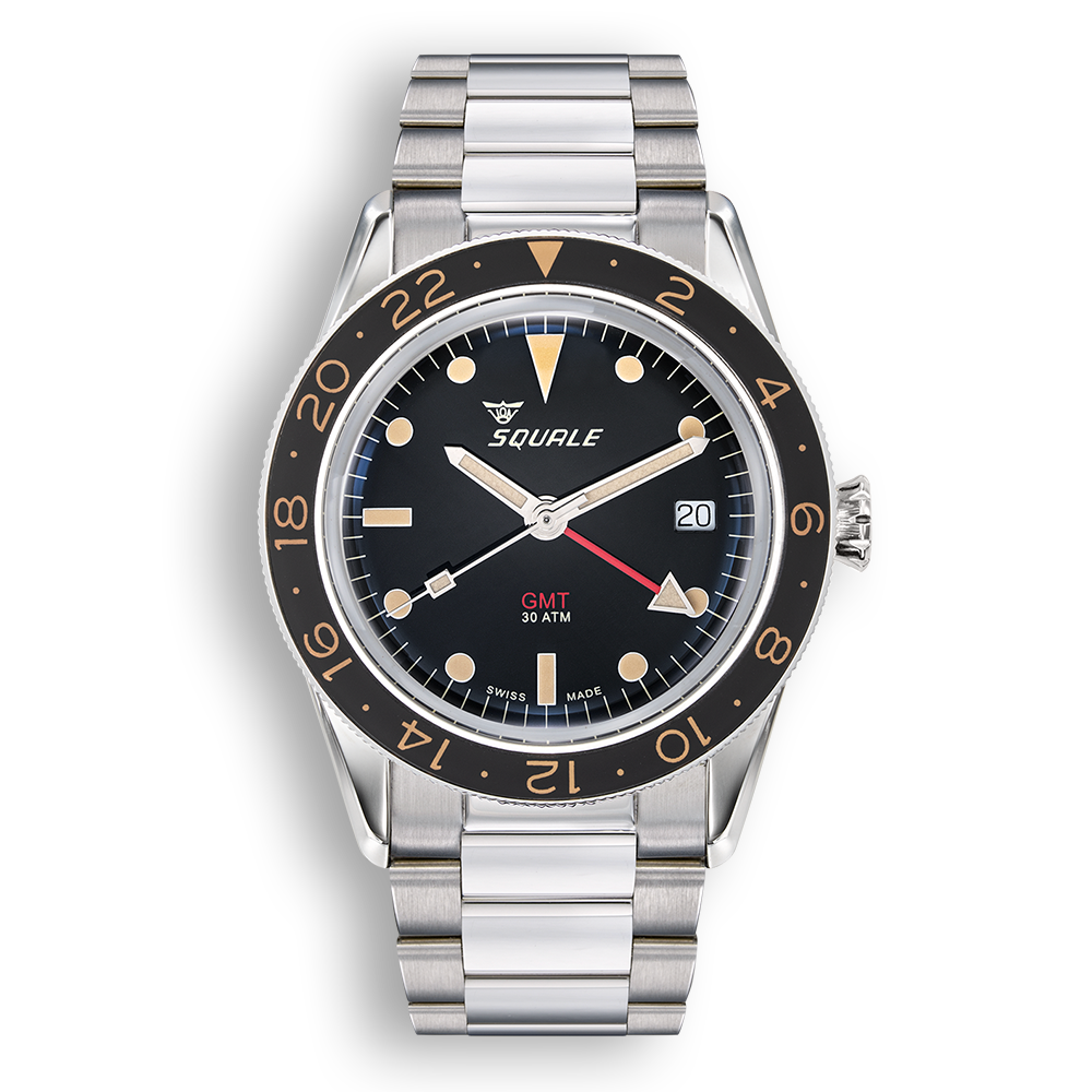 Squale Sub-39 GMT - Vintage Black