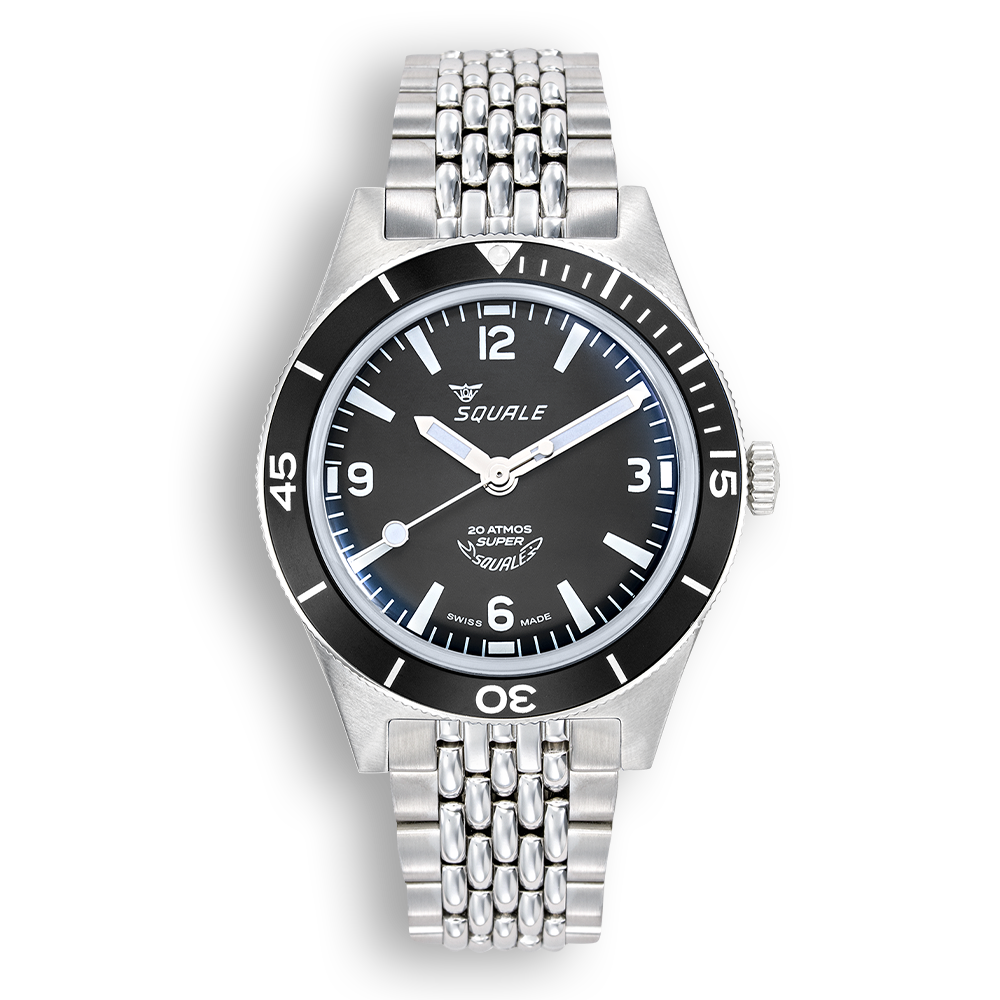 Squale Super-Squale Black Arabic Numerals