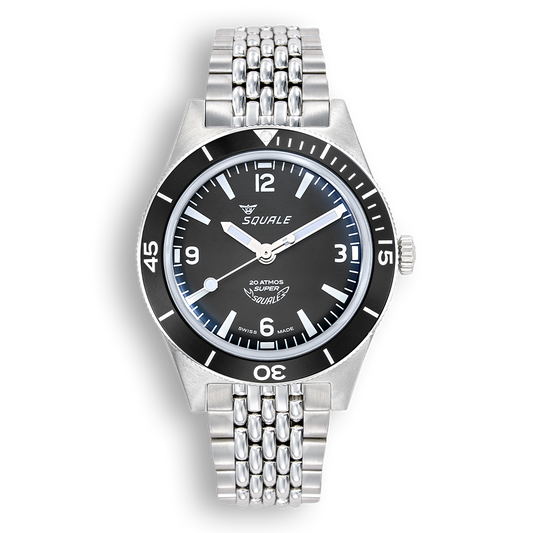 Squale Super-Squale Black Arabic Numerals