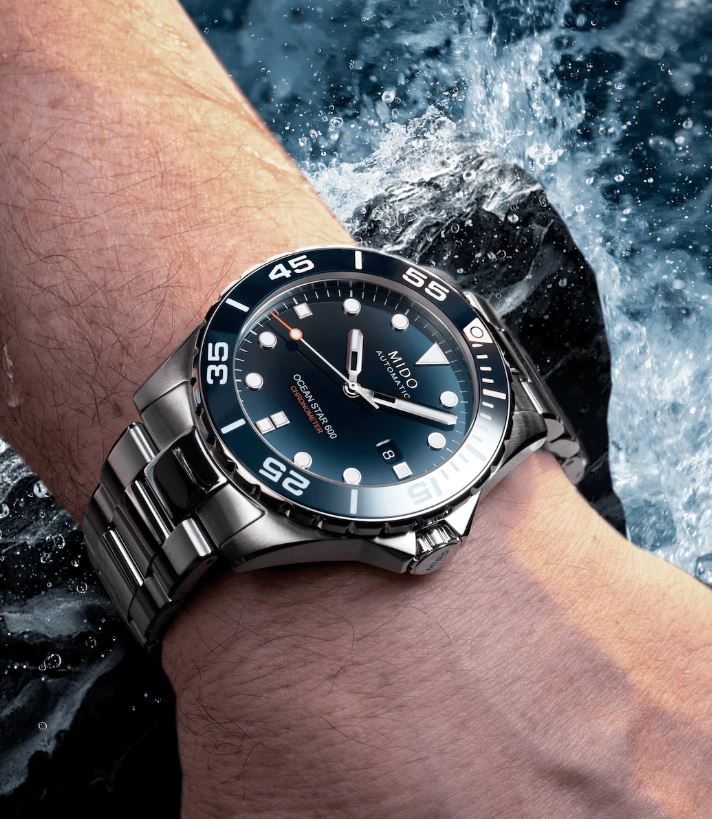 Mido Ocean Star 600 Chronometer - Blue